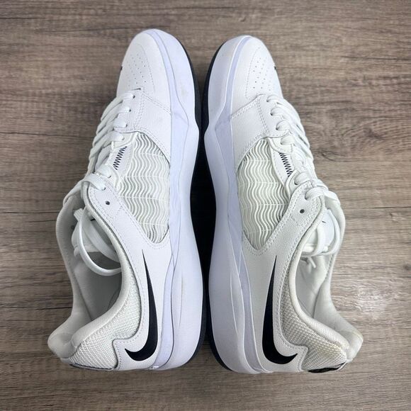Nike~Men’s~SB Ishod Wair Premium Shoes White/Black Sneakers (DZ5648-101)~Size 9 main image 6